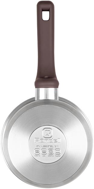 Ковш Rondell Fest RDS-1319 0.9л. d=14см (с крышкой) стальной фото 3