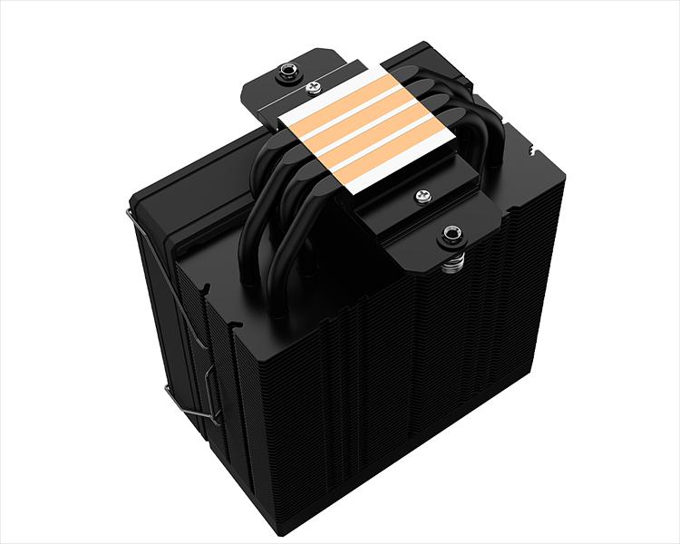 Кулер для процессора ID-COOLING FROZN A410 BLACK LGA1700/1200/115X/AM4 (10шт/кор, TDP 220W, PWM, 4 тепл.трубки прямого контакта, FAN 120mm, черный) RET (FROZN A410 BLACK) фото 5