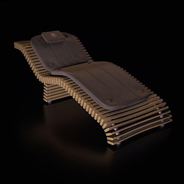 Шезлонг из дерева, Тик, опт фото 2