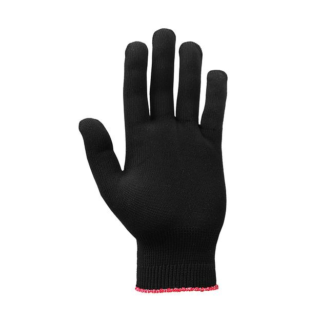 Рабочие х/б перчатки тонкие без ПВХ 13 класс вязки (70% хлопок, 30% полиэфир) чёрный, арт.13Х фото 3