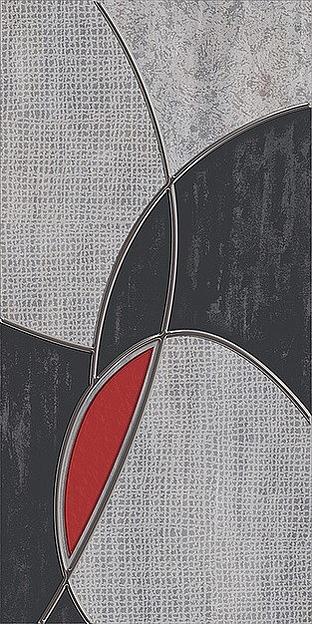 Плитка керамическая  AZORI Pandora Grey 630x315 декор Charm фото 1