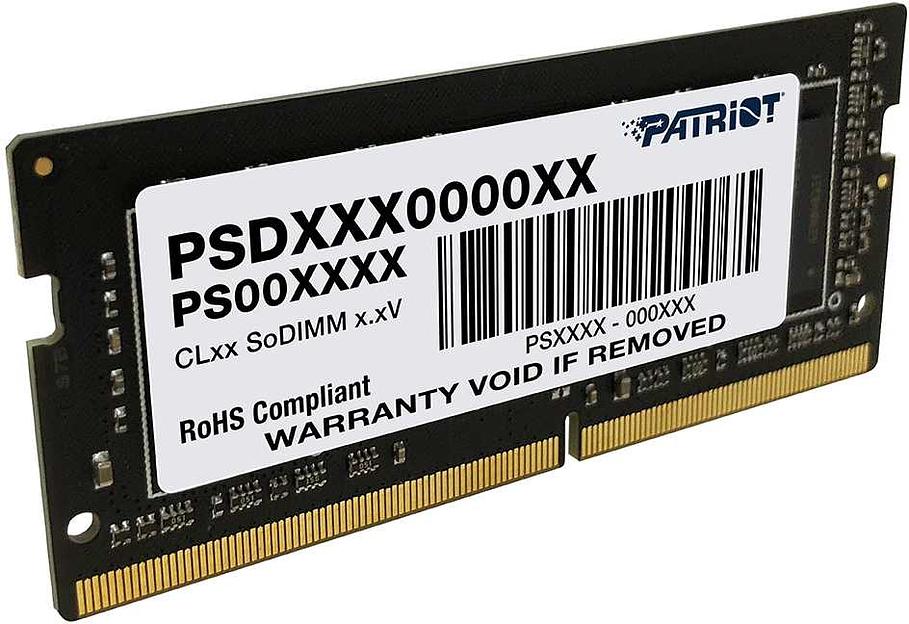 Память DDR4 16Gb 2666MHz Patriot PSD416G266681S RTL PC4-21300 CL19 SO-DIMM 260-pin 1.2В фото 3