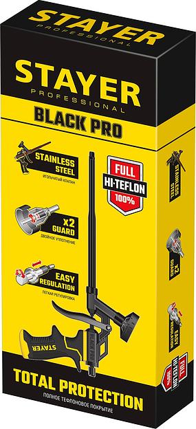 STAYER Black PRO, тефлоновый пистолет для монтажной пены, Professional (06862) фото 3