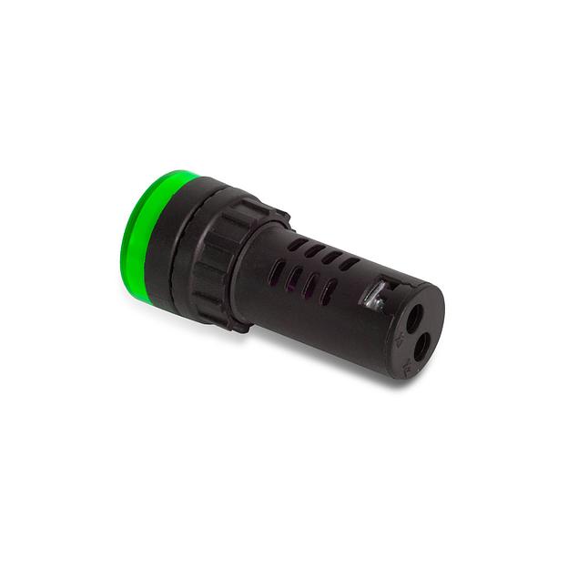 Лампа светодиодная  ANDELI  AD16-22D  (зелёная)  АС 230V фото 2