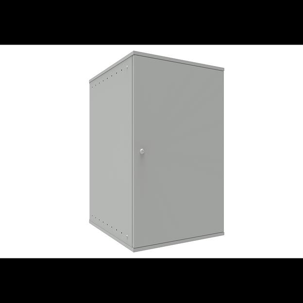 Шкаф телекоммуникационный настенный 18U, 523х600х866мм серия LITE (металлическая дверь) фото 1