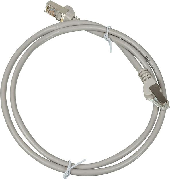 Патч-корд Lanmaster TWT-45-45-1.0/S-GY вилка RJ-45-вилка RJ-45 кат.5е 1м серый ПВХ (уп.:1шт) фото 1
