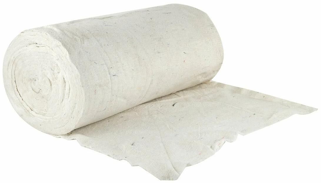 Холстопрошивное полотно (белое) 150 см×50 м ОПТ фото 1