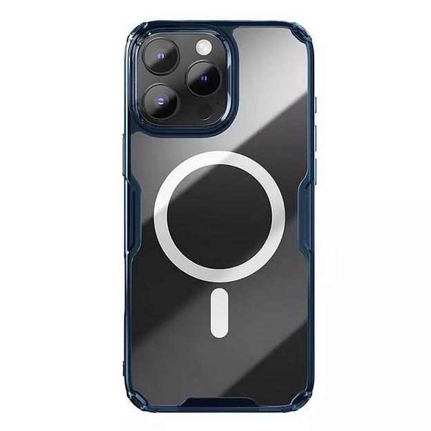 Чехол Nature TPU Pro Magnetic Case, Blue, (AP IP16 Pro Max) фото 1
