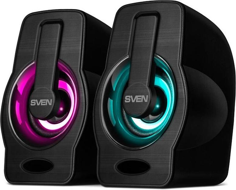 Колонки Sven 255 2.0 черный 6Вт фото 1
