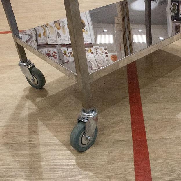 Тележка сервировочная 2 полки 500х800х900 мм фото 2