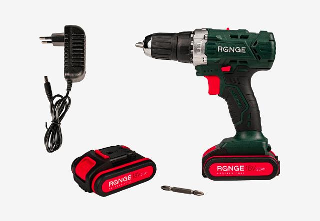 Аккумуляторная дрель шуруповёрт Range RCD18/2.0-PRO фото 9