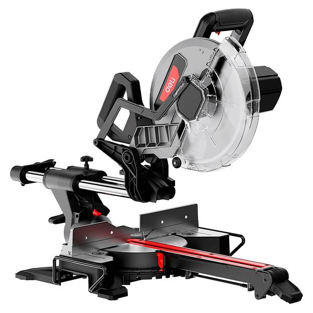 Торцовочная пила Deli DE571 (2000Вт, 5000об/мин, диаметр диска 305мм) фото 1