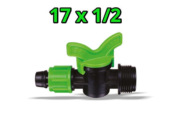 Кран гайка-резьба 17×1/2 опт фото 1
