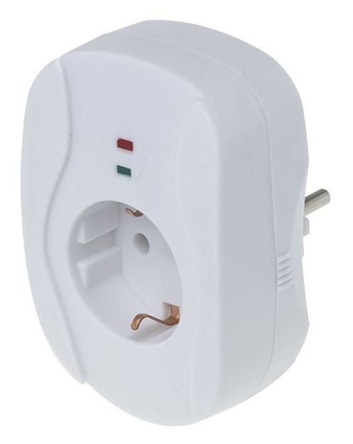 Сетевой фильтр Buro 100SH-W (1 розетка) белый (коробка) фото 1