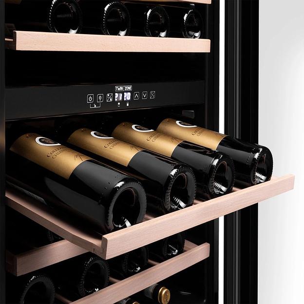 Винный шкаф Maunfeld MFWC-201D77 2-хкамерн. черный фото 5