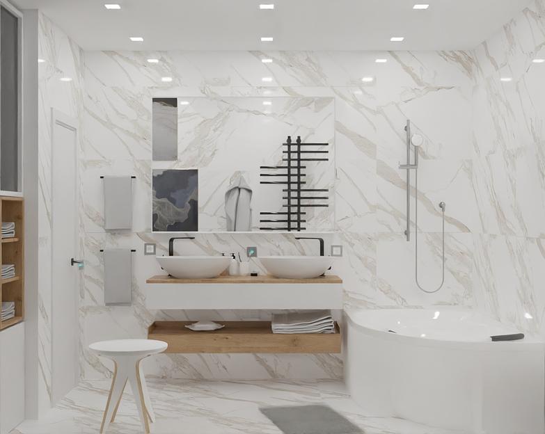 Керамогранит 1200х600 полированный «Sungress statuario carara polished» фото 2