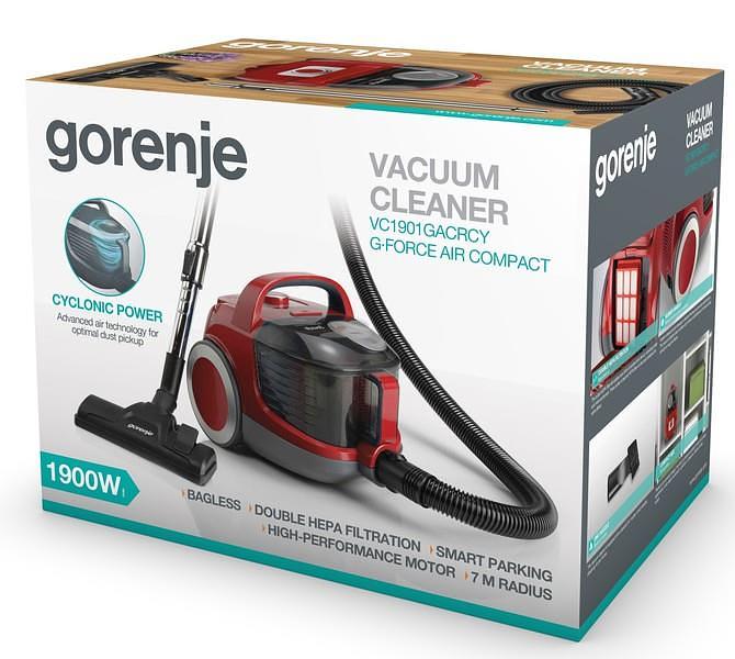 Пылесос VC1901GACRCY 731891 GORENJE фото 4