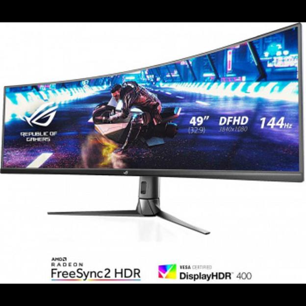 Монитор Asus 49" ROG Strix XG49VQ черный VA LED 32:9 HDMI M/M матовая HAS Piv 450cd 3840x1080 144Hz фото 6