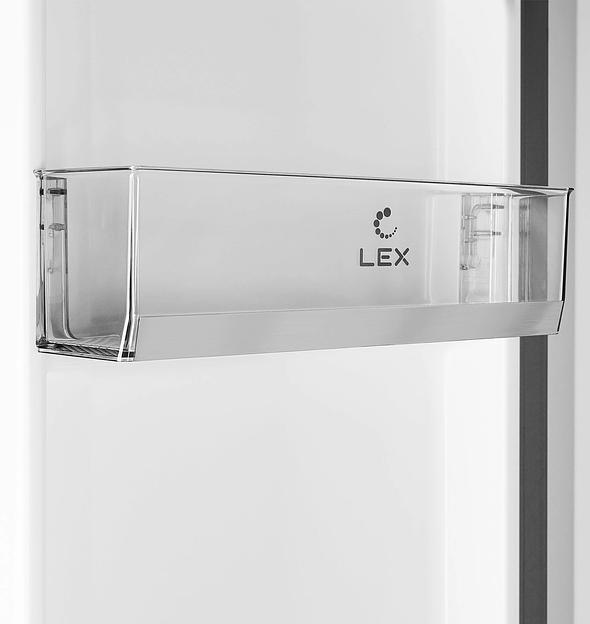 Холодильник Lex LSB530BLID WIND 2-хкамерн. черный/рисунок фото 3