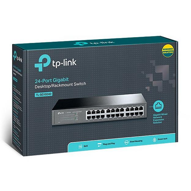 Коммутатор TP-Link TL-SG1024D 24G неуправляемый фото 3