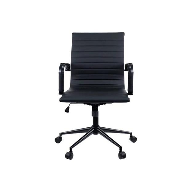 Кресло Everprof Leo Black T Экокожа Черный фото 1