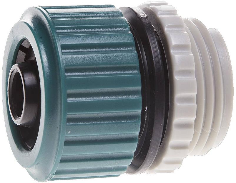 RACO ORIGINAL, внешняя резьба 3/4″ х 1″ - шланг 3/4″, переходник из ударопрочного пластика (4250-55294C) фото 1