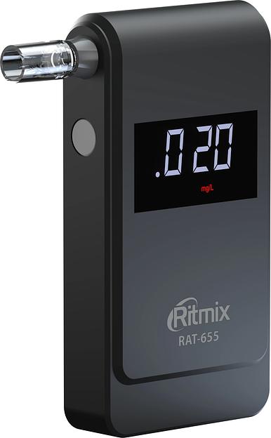 Алкотестер Ritmix RAT-655 электрохимический черный фото 1