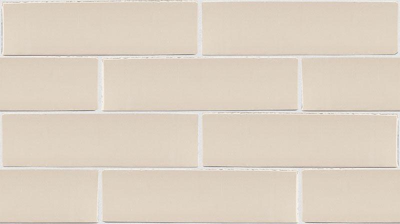 Кирпич лицевой одинарный гладкий «Гляссе» (Белые сливки) фото 2
