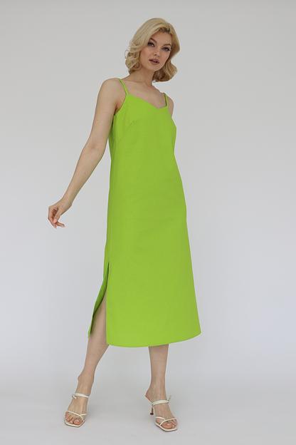 Платье в бельевом стиле, Салатовый, опт фото 3