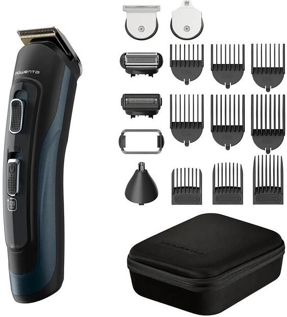 Триммер Rowenta Selectium TN9464E0 черный/хром (насадок в компл:16шт) фото 2