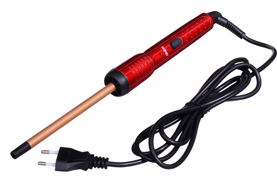 Щипцы Sinbo SHD 7077 30Вт макс.темп.:200С покрытие:керамическое красный/золотистый фото 2