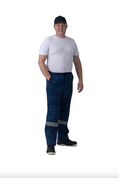 Костюм мужской рабочий «Трудовик» синий, опт фото 2