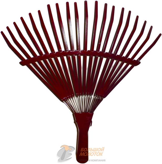 Грабли веерные пластинчатые порошковой окраски фото 1