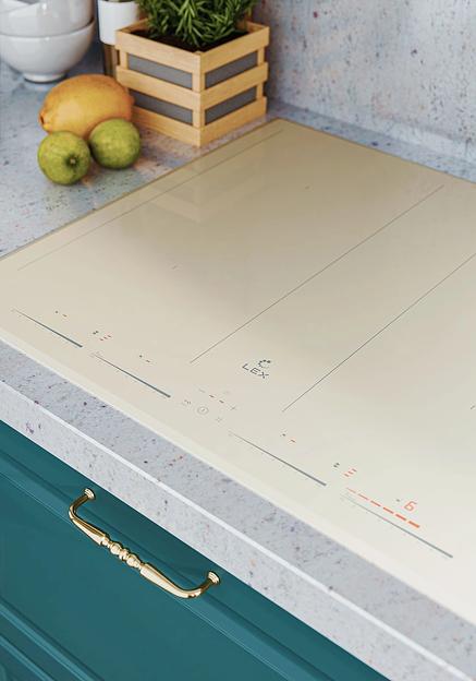 Индукционная варочная поверхность Lex EVI 641C IV слоновая кость фото 4