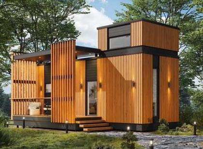 Арго 1Л/3.2 модульный дом - удлинённый вариант с «мезонином» фото 1