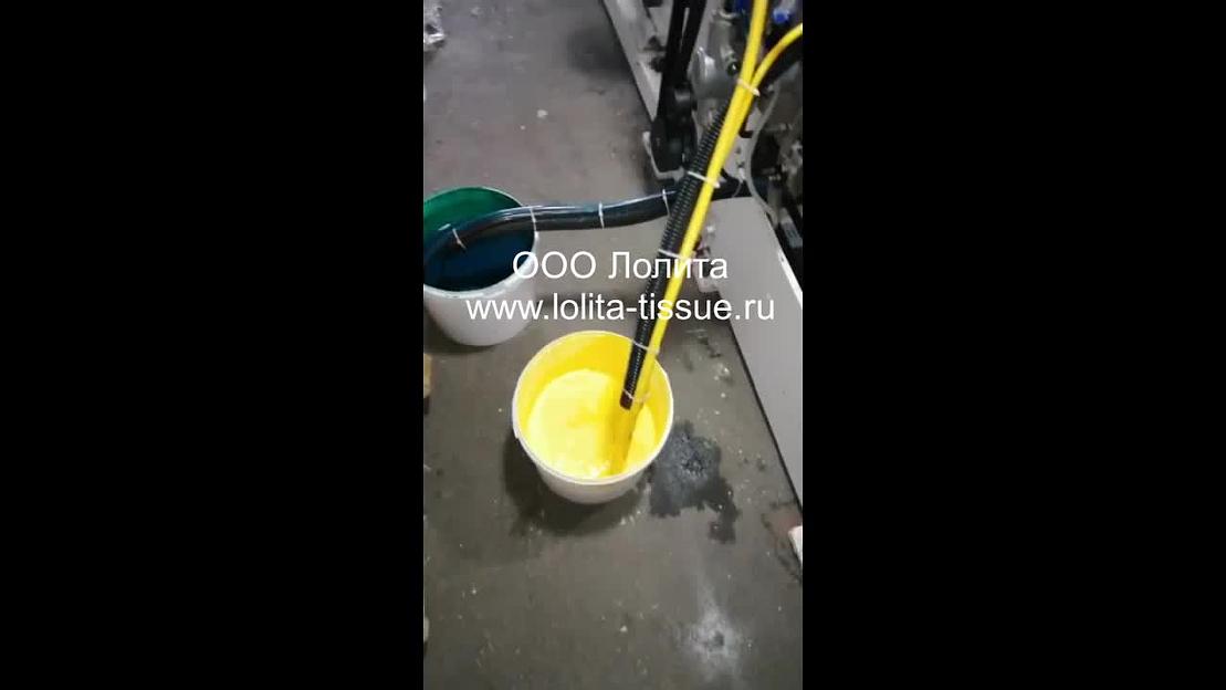 Станок для производства бумажных салфеток с двумя цветами печати LSX-230/2 фото 6