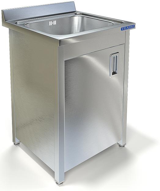 Ванна моечная цельнотянутая односекционная с фартуком ВМ-16/557 (600x700x850 мм) фото 1