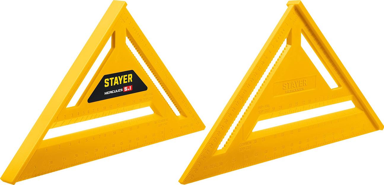 STAYER 305 мм, 5-в-1, универсальный кровельный пластиковый угольник (34522-30) фото 1