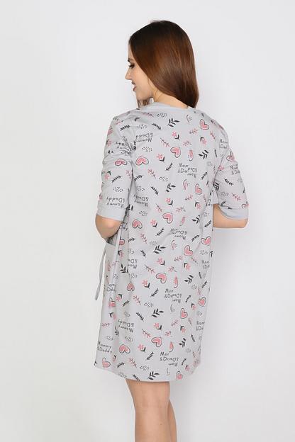 Комплект Style Magro для беременных и кормящих мам «Ангелочек», серый, опт фото 5