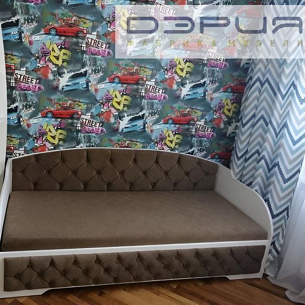 Детская кровать Русе коричневая фото 1