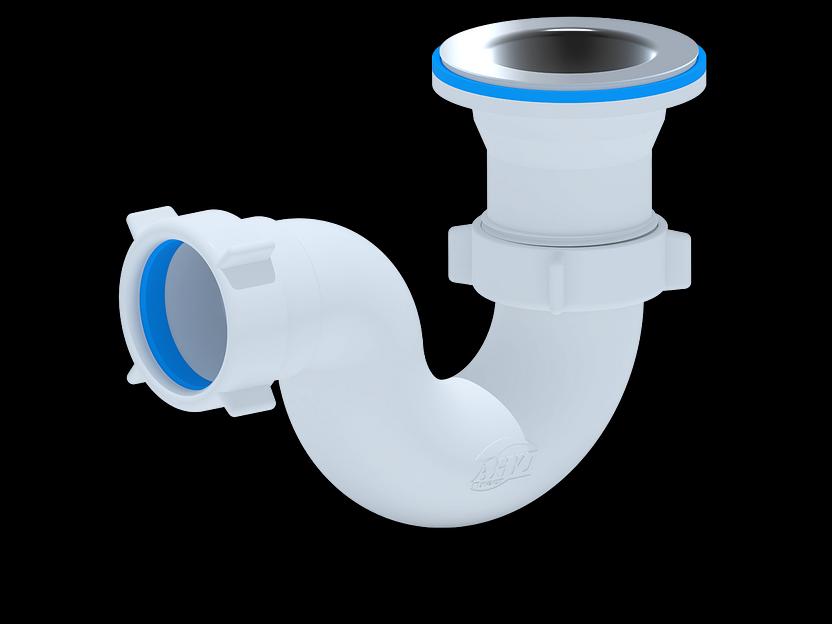 Сифон для душевого поддона АНИ 1 1/2' х 40 фото 1