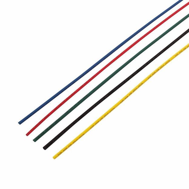 REXANT 29-0151 Термоусаживаемые трубки REXANT 2,0/1,0 мм, набор пять цветов, упаковка 50 шт. по 1 м фото 1