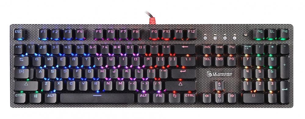Клавиатура A4Tech Bloody B810R NetBee механическая черный USB Multimedia for gamer LED фото 1