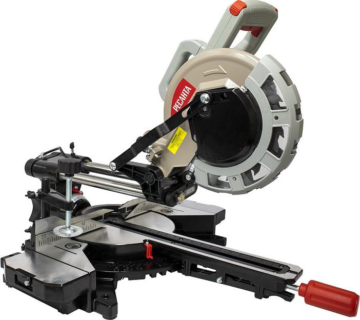 Торцовочная пила Ресанта ТП-210ПЛ 1800Вт 5000об/мин d=210мм фото 1