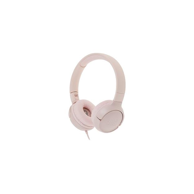 Наушники JBL Tune 500, 3.5 мм, накладные, розовый [jblt500pink] фото 1