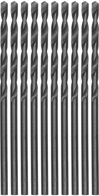 Сверло по металлу, 2,0 мм, полированное, HSS, 10 шт. цилиндрический хвостовик// Matrix фото 1