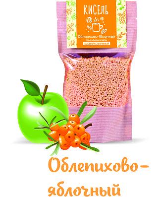 Кисель сухой витаминизированный АлтайПлод «Облепихово-яблочный» 140 г ОПТ фото 1
