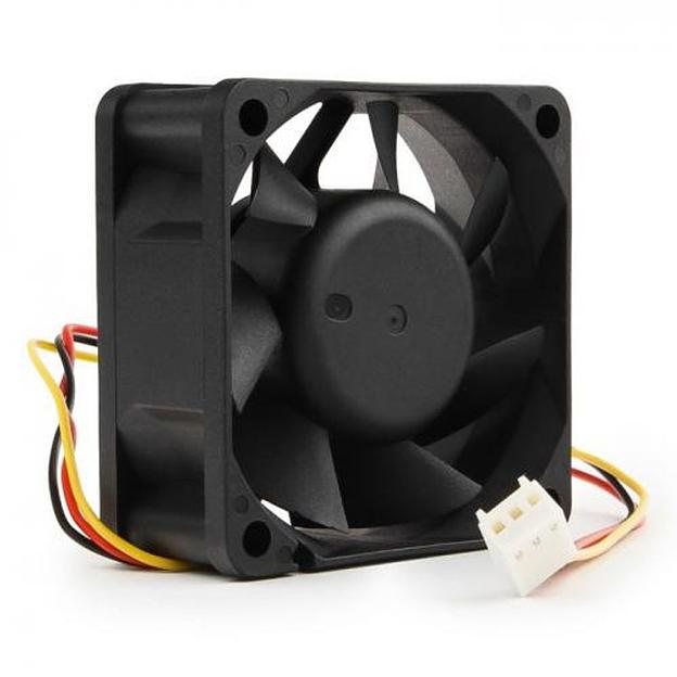 Вентилятор Gembird D6025SM-3 60x60x25, втулка, 3 pin, провод 25 см, OEM {100} фото 2