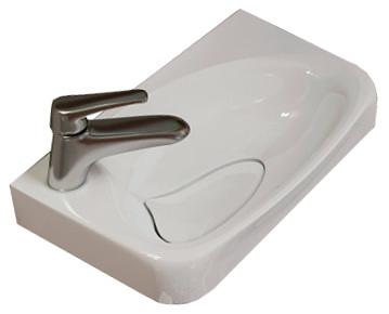 Раковина полувстраиваемая Uperwood Bio, 40 см фото 4