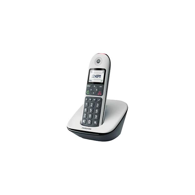 Радиотелефон Motorola CD5001, черный и белый [107cd5001white] фото 1